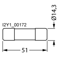 Bezpiecznik cylindryczny, 14x51 mm, 40 A, aR, Un AC: 690 V, Un DC: 700 V, DC według UL, SITOR | 3NC1440 Siemens