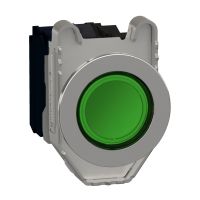 PŁASKI ZIELONY CAP PODŚ PRZYCISK LED 120 | XB4FW33G5 Schneider Electric