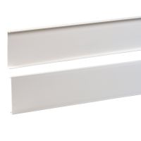 Pokrywa przednia 75 mm, PCW, biały (1m) | ETK151505 Schneider Electric