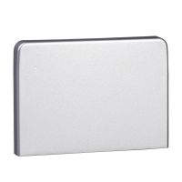 Zaślepka końcowa PC, ABS aluminium, Optiline 45 | ISM10354 Schneider Electric