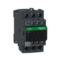 Stycznik mocy TeSys D 38A 3P 18,5KW 24V DC 1NO 1NC AC-3 zaciski śrubowe | LC1D38BL Schneider Electric