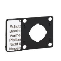 Ramka do mocowania etykiet bez oznaczeń panel przedni 45x45 KZ13 | KZ13 Schneider Electric