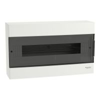 Rozdzielnica modułowa natynkowa 1x18 IP40 drzwi transparentne, Easy9 EU EZ9EU-1-18-NT-T | EZ9EUC118 Schneider Electric