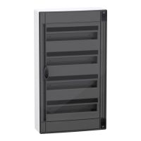 Rozdzielnica modułowa natynkowa 4x18 IP40, IK09 drzwi przezroczyste, PrismaSeT XS PSXS-4-18-NT-P | LVSXR418 Schneider Electric