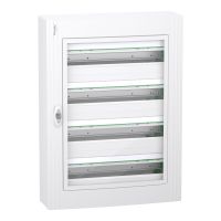 Rozdzielnica modułowa natynkowa 4x24 IP40, IK09 drzwi przezroczyste, PrismaSeT XS PSXS-4-24-NT-P | LVSXR424 Schneider Electric