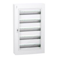 Rozdzielnica modułowa natynkowa 5x24 IP40, IK09 drzwi przezroczyste, PrismaSeT XS PSXS-5-24-NT-P | LVSXR524 Schneider Electric