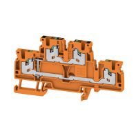 Złączka szynowa przelotowa S2T 2.5 VL OR | 2902450000 Weidmuller