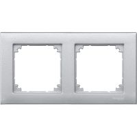 Ramka podwójna M-Plan, aluminium, Merten | MTN486260 Schneider Electric