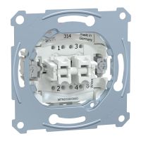 Mechanizm przycisku podwójny zwierno-rozwierny 1-biegunowy 10A AC 250 bez śrubowy, Merten | MTN3153-0000 Schneider Electric