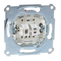 Mechanizm łącznika żaluzjowego, 1-bieg., dodatkowy styk, 10A, AC 250 V, bez śrubowy | MTN3714-0000 Schneider Electric