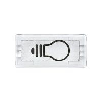 Akcesoria Merten, symbol klawisza światło, przezroczysty | MTN395669 Schneider Electric
