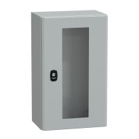 Obudowa Spacial S3D przezroczyste drzwi bez pł.montażowej 500x300x200 (WxSxG) IP66 IK08 RAL7035 | NSYS3D5320T Schneider Electric