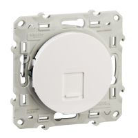 Gniazdo komputerowe RJ45 kat.5 UTP (DIY), biały, Odace | S52D471 Schneider Electric