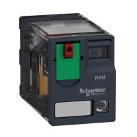Przekaźnik miniaturowy Zelio RXM LED 2C/O 12A, 24V AC Zelio Relay | RXM2AB2B7 Schneider Electric