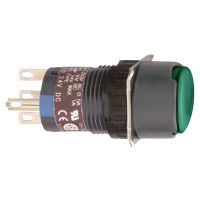 Przycisk wystający zielony samopowrotny LED 24V 1NO okrągły plastikowy Harmony XB6 | XB6EAW3B1P Schneider Electric