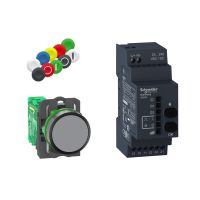 Przycisk bezprzewodowy i bezbateryjny Fi-22mm 24-240V plastikowy Harmony XB5 | XB5RFA02 Schneider Electric