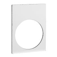 Etykieta wymiary 30x40mm 1 strona biała, 1 strona żółta Harmony XAC | ZB2BY4101 Schneider Electric