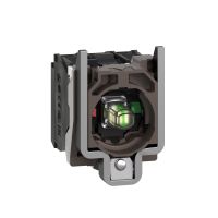 Korpus przycisku LED 230-240V biały metalowy, styk 1NO+1NC Harmony XB4 | ZB4BW0M15 Schneider Electric