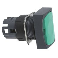 Przycisk płaski zielony samopowrotny bez podświetlenia plastikowy prostokątny Harmony XB6 | ZB6DA3 Schneider Electric
