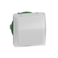 Lampka sygnalizacyjna Fi-22mm biała LED kwadratowa plastikowa, Harmony XB5 | ZB5CV013 Schneider Electric