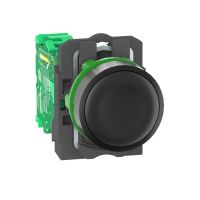 Nadajnik Fi-22mm czarny bez oznaczenia okrągły plastikowy Harmony XB5 | ZB5RTA2 Schneider Electric