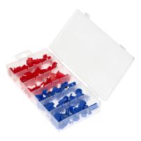 Zestaw konektorów kablowych nożowych CAR, 50 szt., 0,5-1 mm2-25 szt.,0,75-2,5 mm2-25szt. | OR-KK-8116 Orno