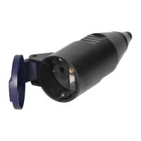 Gniazdo warsztatowe z klapką, 2P+Z Schuko, czarny | OR-AE-13257(GS) Orno