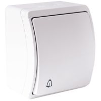 Przycisk dzwonek n/t AQUATIC IP44 biały (zestaw 10szt) | OR-OE-7104/W/10 Orno