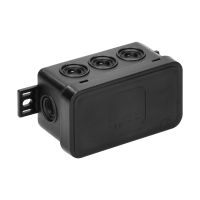 Puszka n/t CLICK IP54 8 przepustów kablowych 80x45x41mm czarny | OR-JB-13805/B Orno