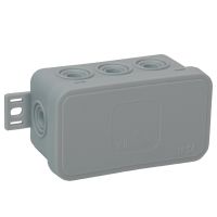 Puszka n/t CLICK IP54 8 przepustów kablowych 80x45x41mm szary (zestaw 100szt) | OR-JB-13805/G/100 Orno