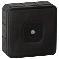 Puszka n/t PRO IP55 400V 12 przepustów gumowych 85x85x37mm czarny (zestaw 60szt) | OR-JB-13807/B/60 Orno