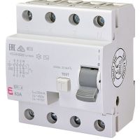 Wyłącznik różnicowoprądowy 4P 63A 0,03A typ AC EFI-4 | 002062144 Eti