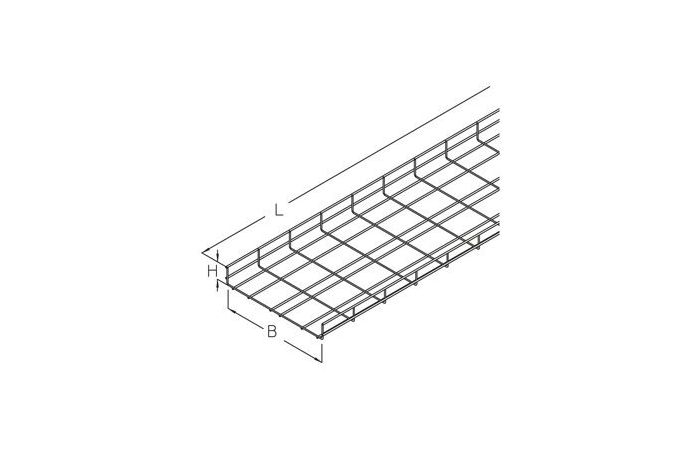 Korytko siatkowe, wys. 53 mm G 50-06S (3m) | G 50-06S El-Puk