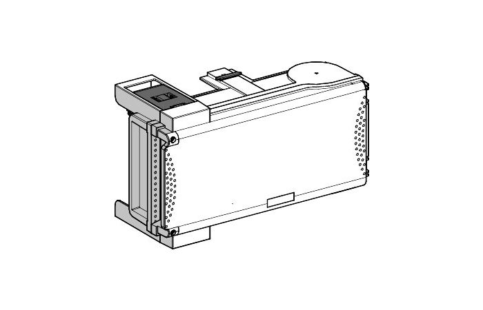 Kaseta odpływowa do CANALIS dla bezpieczników gG/aM 00 100A, Canalis KN | KSB100SE4 Schneider Electric