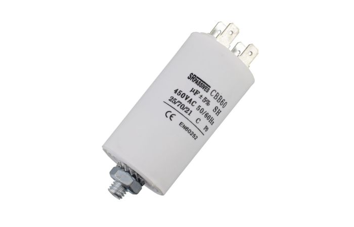 Kondensator silnikowy CBB60E 2,5uF 450V | CBB60E-2.5/450 SR PASSIVES