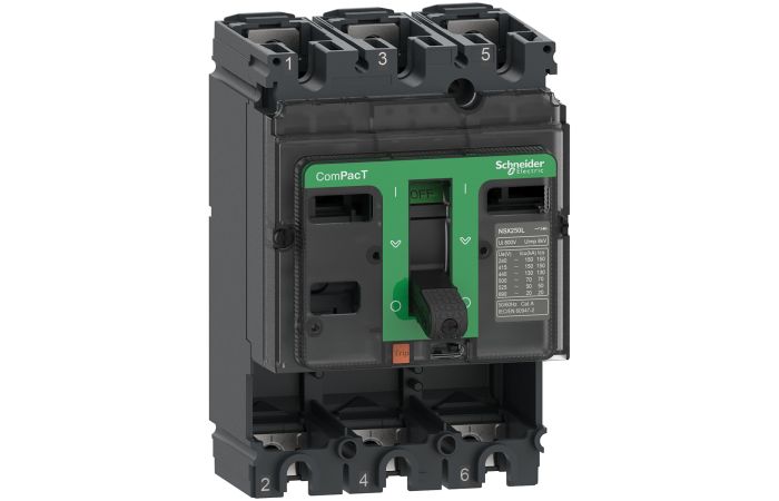 Baza wyłącznika, ComPacT NSX100N, 3P, 100A, 50kA, ComPacT NSX  | C10F3 Schneider Electric