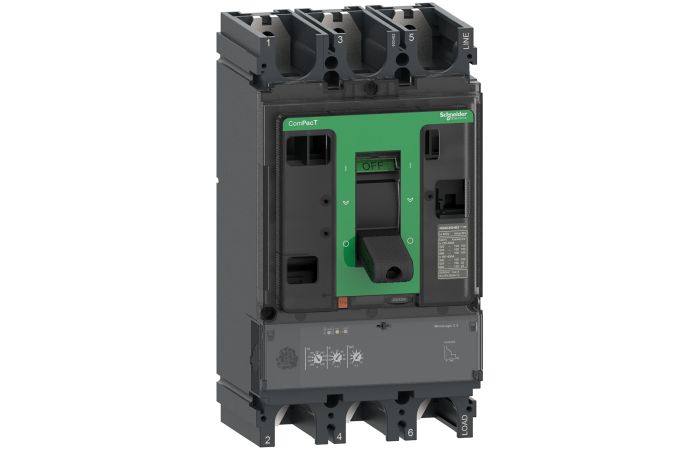 Wyłącznik mocy ComPacT NSX630F, 3P, 630A,36kA, wyzwalacz elektroniczny MicroLogic 2.3, ComPacT NSX  | C63F32D630 Schneider Electric