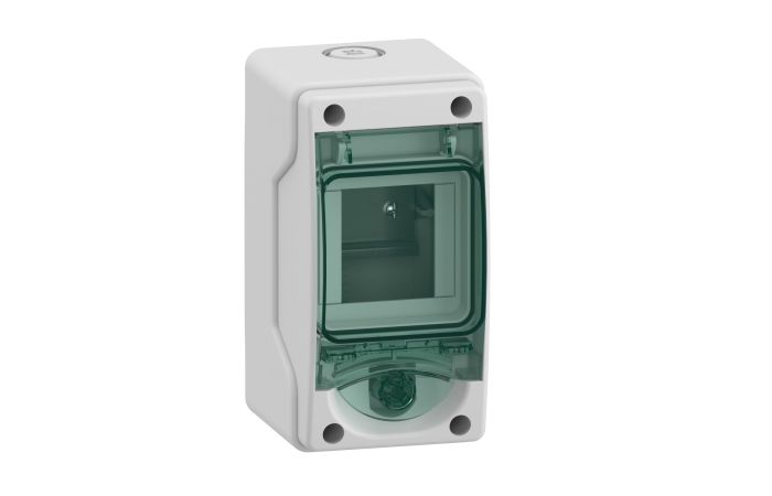 Rozdzielnica modułowa natynkowa 1x3 IP65 mMRV-1-3-NT-T drzwi transparentne, Mini Mureva  | 13975 Schneider Electric