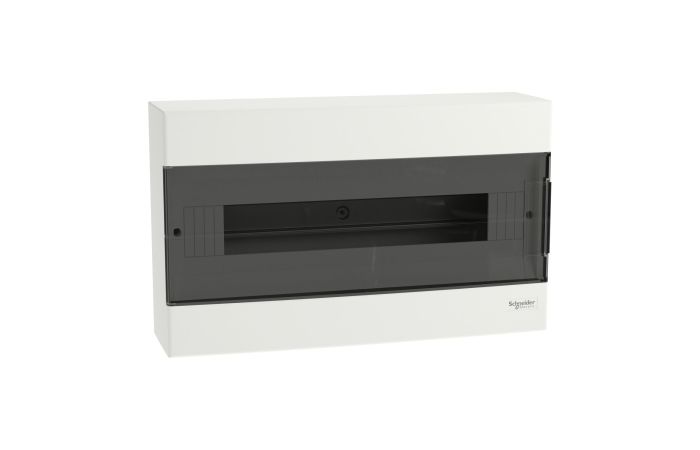 Rozdzielnica modułowa natynkowa 1x18 IP40 drzwi transparentne, Easy9 EU EZ9EU-1-18-NT-T | EZ9EUC118 Schneider Electric