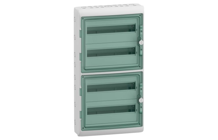 Rozdzielnica modułowa natynkowa 4x18 IP65 MRV-4-18-NT-T drzwi transparentne, Mureva (dawna Kaedra) | 13437 Schneider Electric