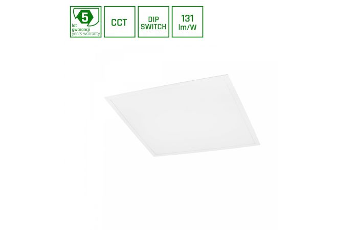 Panel LED ALGINE 30W/40W/48W 3600/4800/5760lm CCT WW/NW/CW IP20 600x600x35 BACKLIGHT biały 5 lat gw. | SLI035073CCT_PW Wojnarowscy