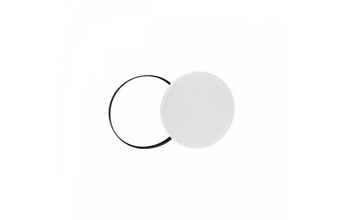 Plafon LED z czujnikiem ruchu Nymphea Black&White Rings 24W 1920lm CCT 3000/4000/6000K IP54 320X52mm | SLI031035CCT_PW_MV Wojnarowscy