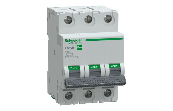 Wyłącznik nadprądowy 3P C 16A 6kA, Easy9 Pro EZ9F-C16-3 | EZ9F57316 Schneider Electric