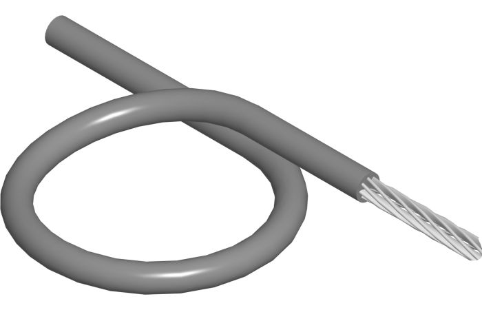 Linka stalowa w powłoce PVC LSP3 (200m) | 650322 Baks