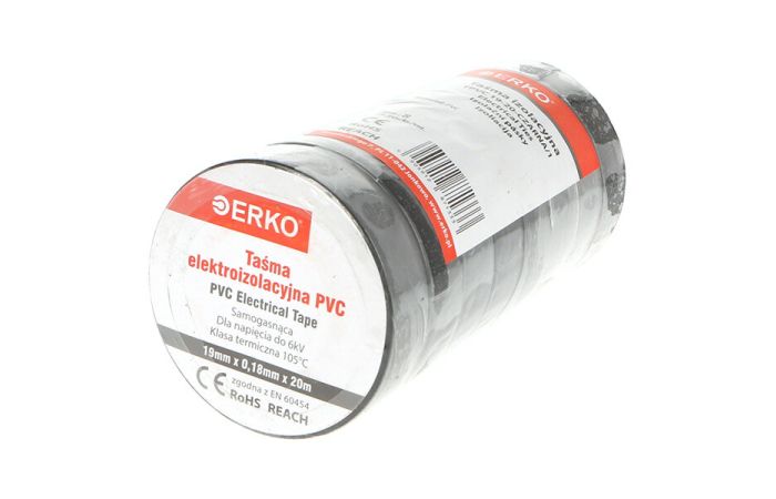 Taśma izolacyjna T PVC 19X20, czarna