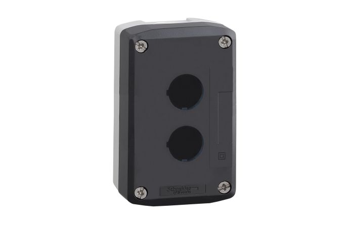 Obudowa kasety 2-otworowa 22mm szara IP65, Harmony XAL | XALD02 Schneider Electric