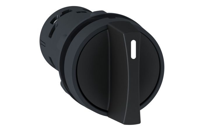 Przełącznik piórkowy Fi-22mm 3-pozycyjny uchwyt standardowy 2NO czarny, Harmony XB7 | XB7ND33 Schneider Electric