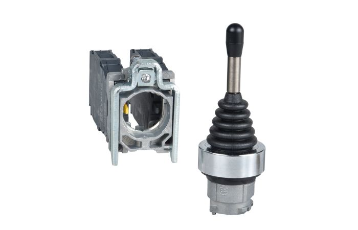 Manipulator 4-kierunkowy z samopowrotem 1NO na kierunek Fi-22mm | XD4PA24 Schneider Electric