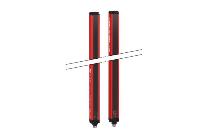 Kurtyna świetlna bezpieczeństwa typu 4, ochrona palca 310mm, 24VDC, konektor M12 | XUSL4E14F031N Telemecanique Sensors