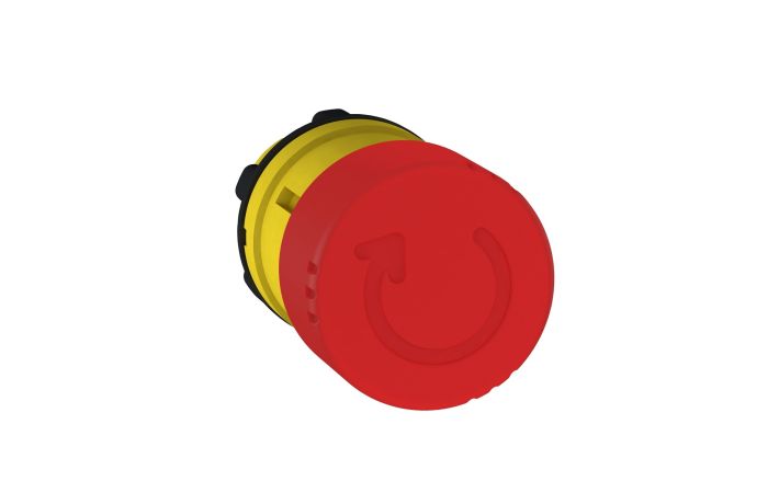 Napęd przycisku dłoniowy zatrzaskowy Fi-22mm czerwony, Harmony XB5 | ZB5AS834 Schneider Electric